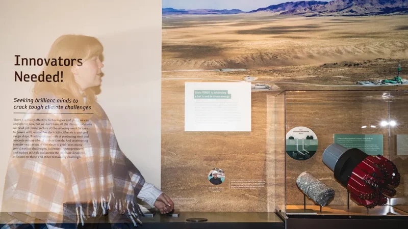 A Climate of Hope – Utah FORGE Featured in NHMU’s Groundbreaking Exhibit